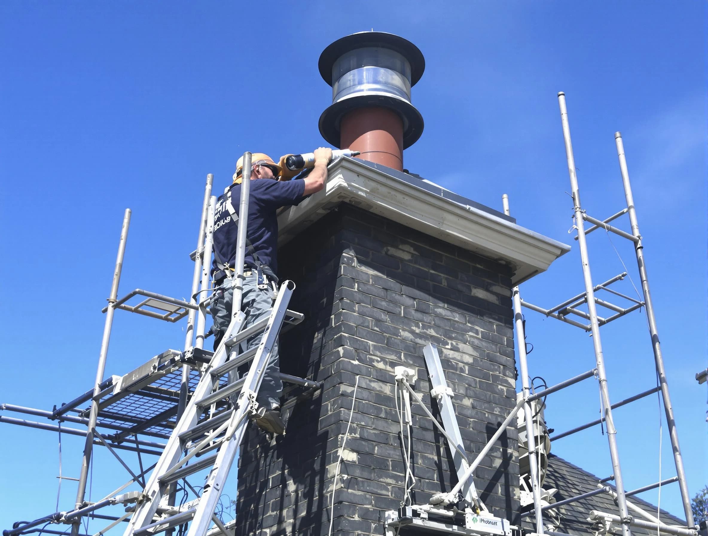Sturdy chimney crown finished by Sylacauga Chimney Sweep in Sylacauga, AL