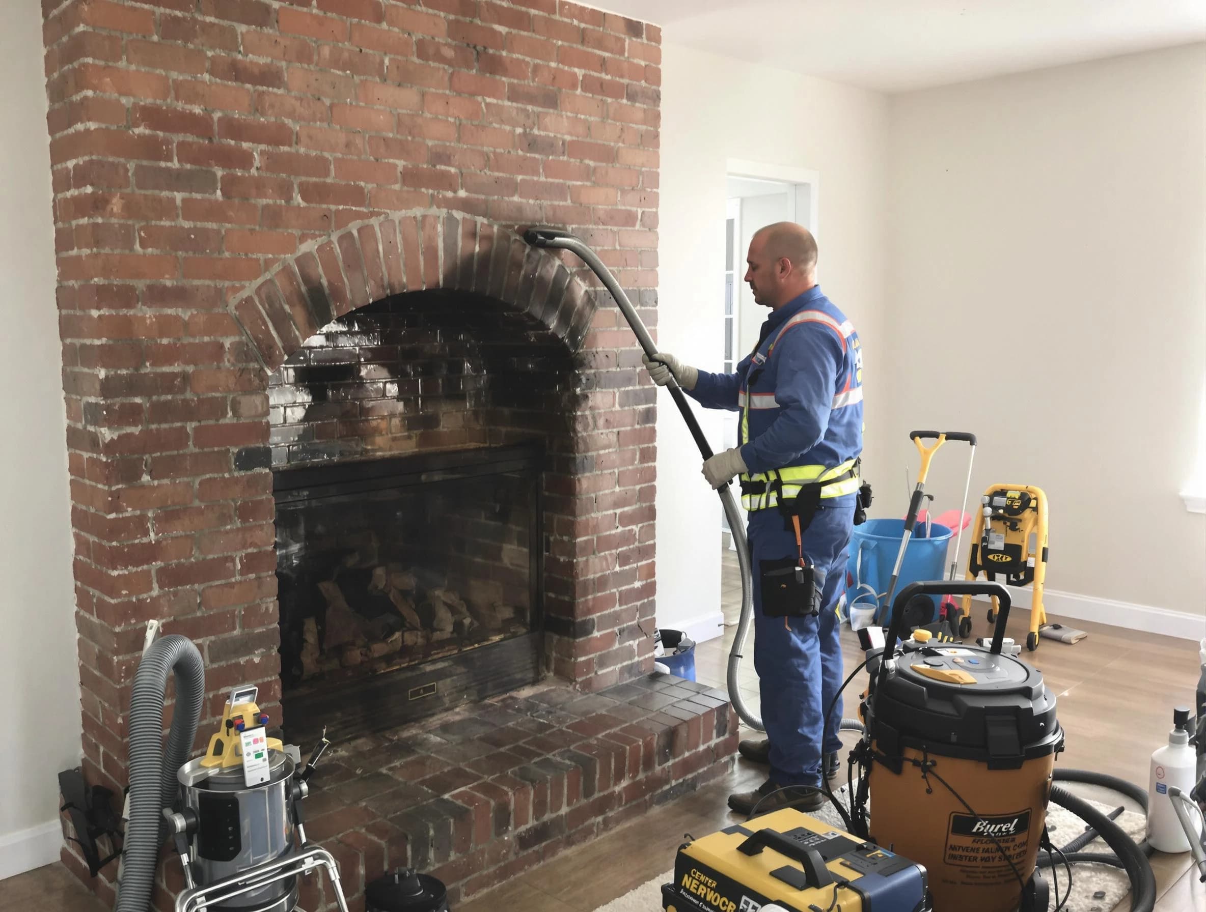 Sylacauga Chimney Sweep expert performing detailed chimney sweep in Sylacauga, AL