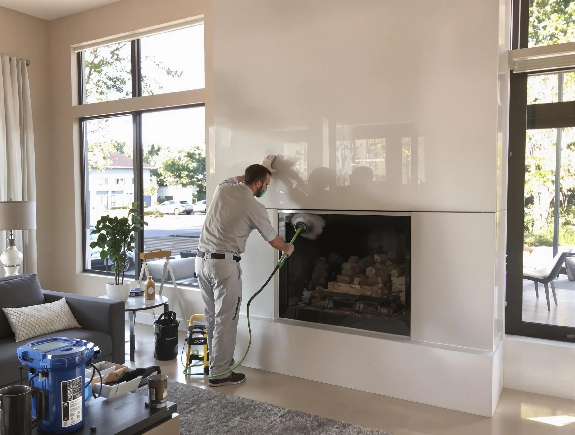 Sylacauga Chimney Sweep performing thorough soot removal in Sylacauga, AL