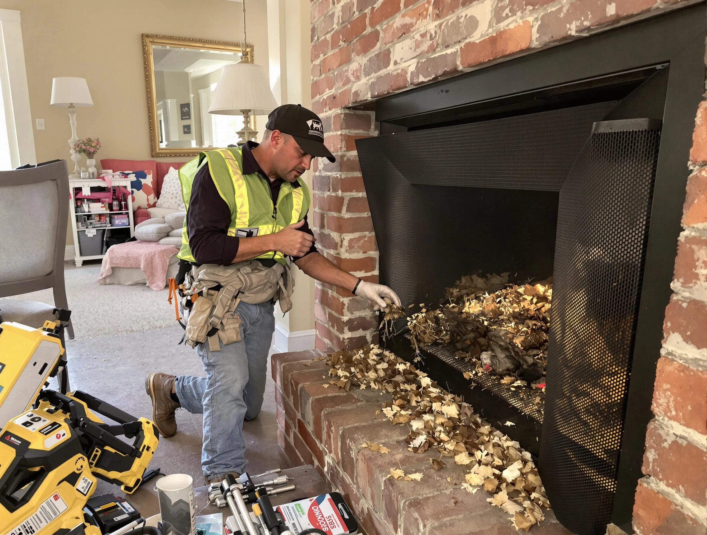 Safe screening installation by Sylacauga Chimney Sweep in Sylacauga, AL