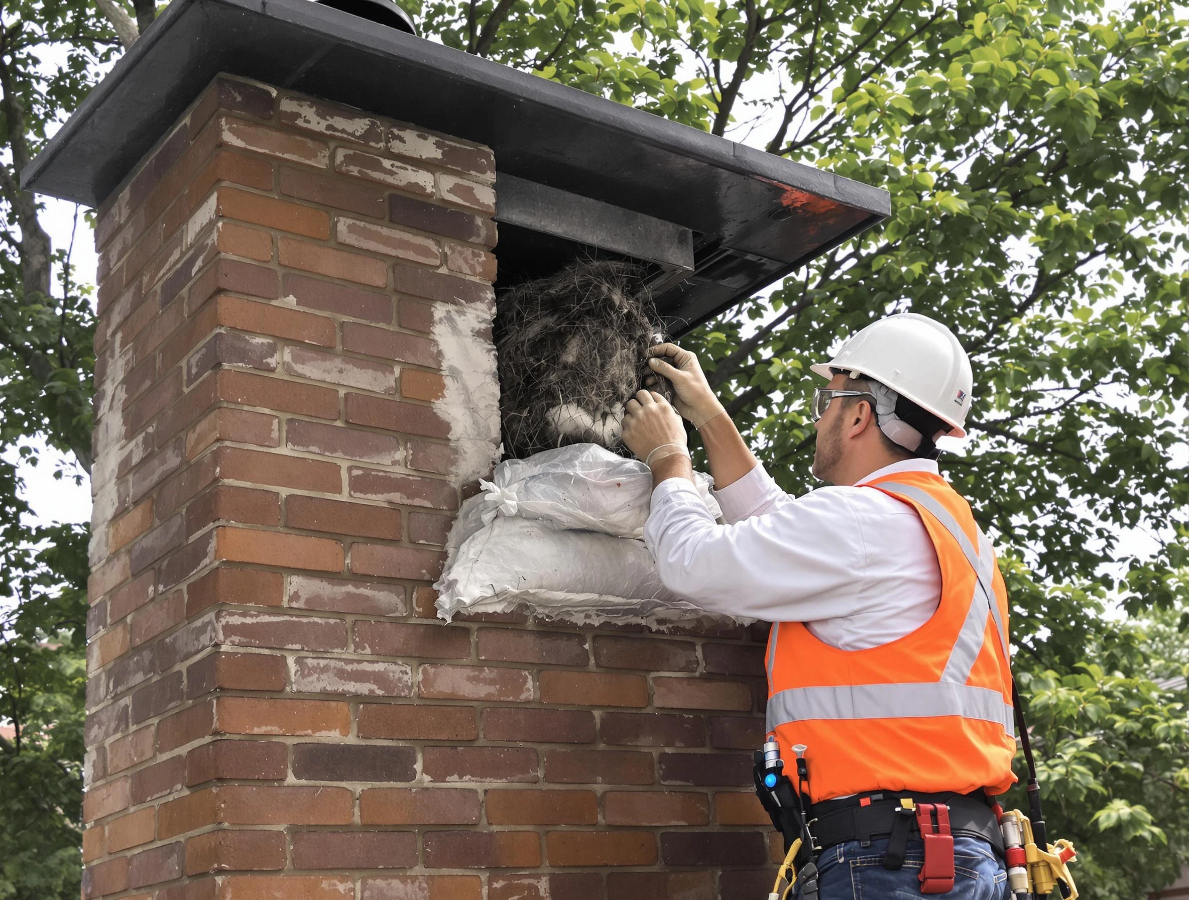 Humane removal of debris and animals by Sylacauga Chimney Sweep in Sylacauga, AL