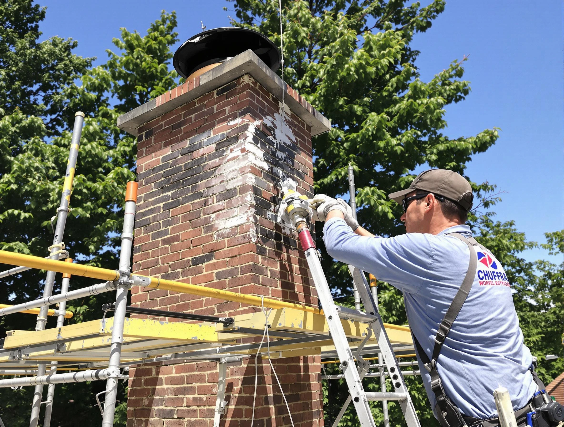 Structural chimney repair by Sylacauga Chimney Sweep in Sylacauga, AL