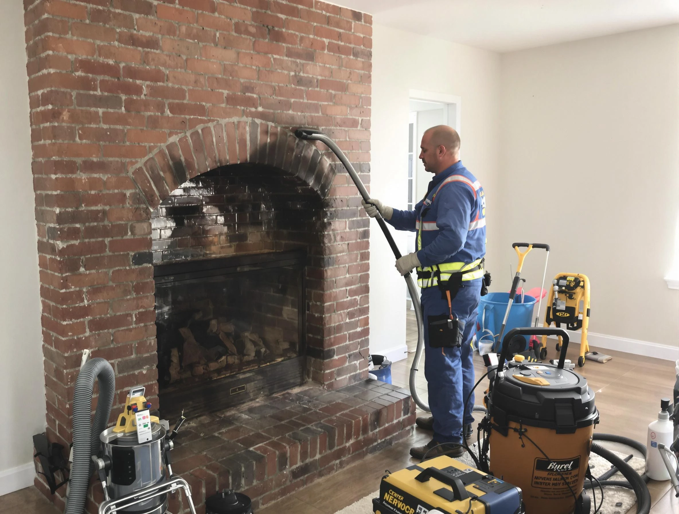 Sylacauga Chimney Sweep expert performing detailed chimney sweep in Sylacauga, AL