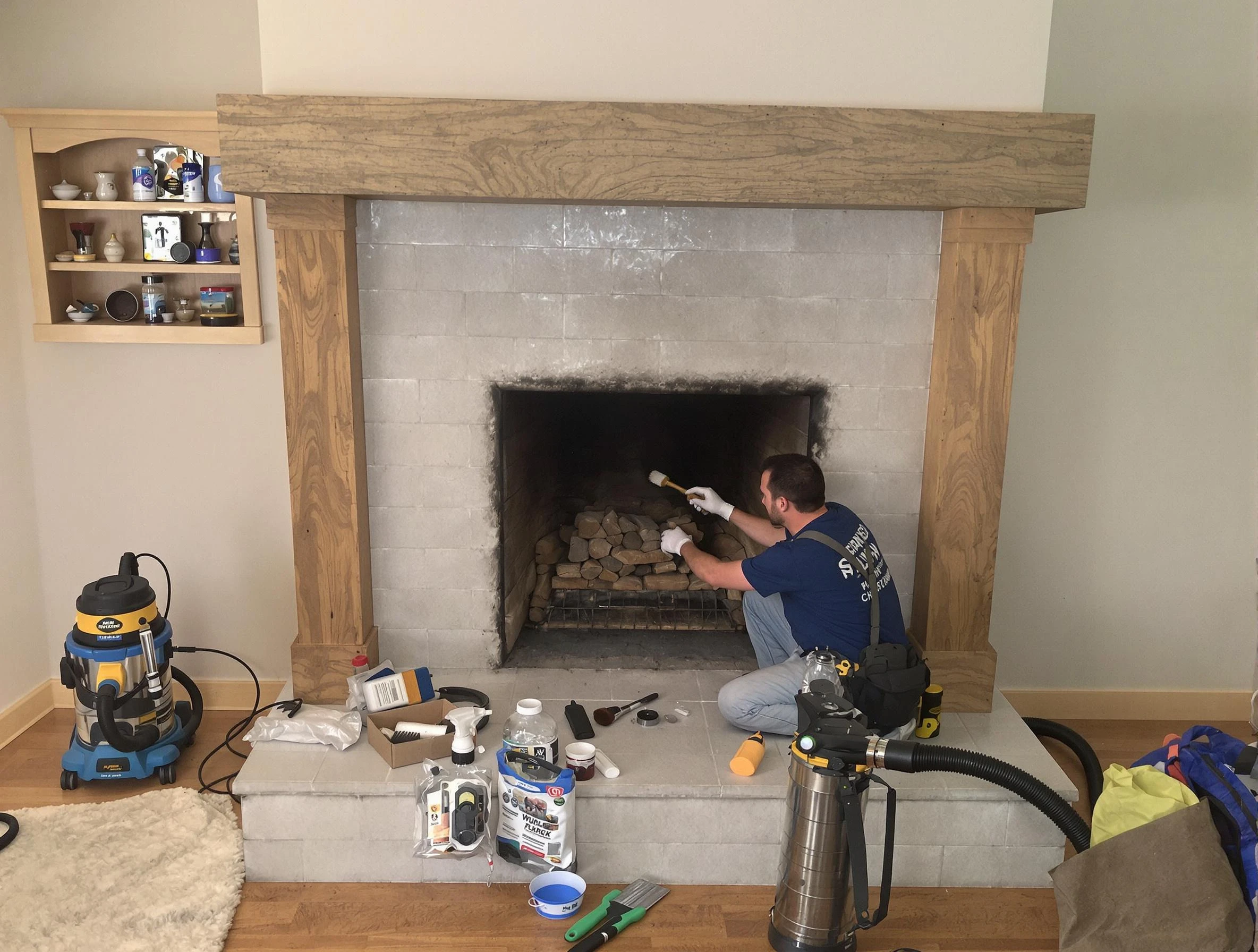 Detailed creosote removal process by Sylacauga Chimney Sweep in Sylacauga, AL